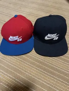 NIKE SB キャップ ブラック／レッド キッズ　ジュニア　おまとめ