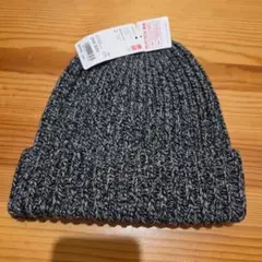 ユニクロ　UNIQLO　ヒートテックニットキャップ　新品未使用08 ダークグレー