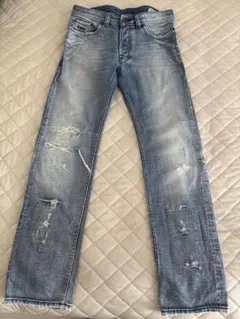 pin様専用 [Diesel Industry]ダメージ加工 ストレートデニム