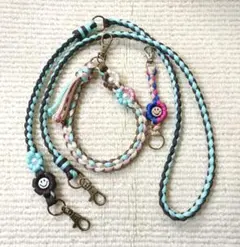 ＊ありす＊様 ハート編み ハンド ショルダー ストラップ キーホルダー チャーム