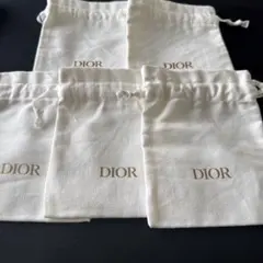 ディオールコスメ　Dior 巾着袋　5枚セット