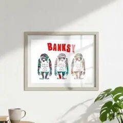 2026年最新】バンクシー ポスターの人気アイテム - メルカリ