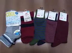 新品未使用メンズ靴下 7足セット 25〜27cm まとめ売り ソックス タグ付き