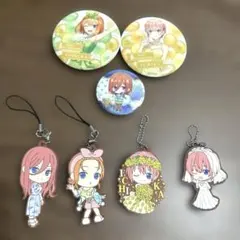 五等分の花嫁 アクリルキーホルダー・缶バッジ4点セット - メルカリ