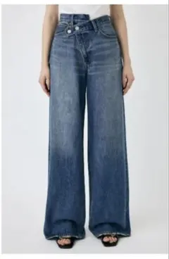 moussy CROSS WAIST WIDE ストレート
