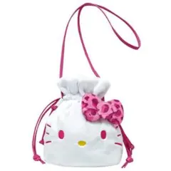 ハローキティー 巾着ショルダー ヒョウ柄シリーズ