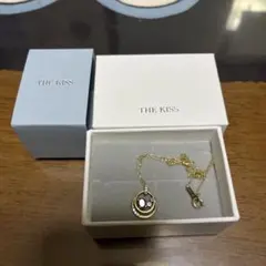 THEKISS K10ピンクゴールド ホワイトトパーズ 1粒ネックレス - メルカリ