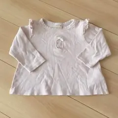 petit main【プティプラ】GIRLS長袖T ライトピンク　80cm