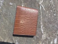 シンプル財布　金運霊石つき