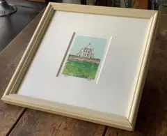 絵画 風景画 額あり ドイツ画家 風景画 エディションナンバーあり