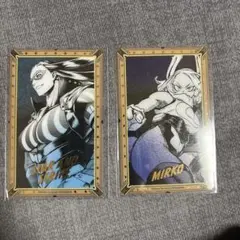 ミルコ　原画展 ヒロアカ展 箔押しクリアカードコレクション