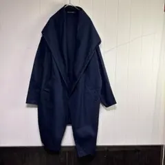 mizuiro ind/ミズイロインド　オーバーサイズ　コットン　ジャケット　紺