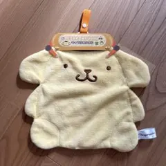 ポムポムプリン キャラふきタオル ループ付きお手ふきタオル
