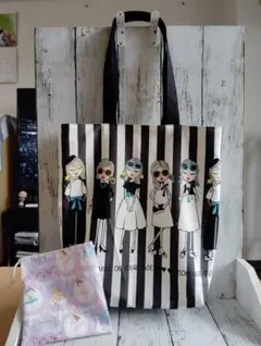 ハンドメイド トートバッグ（おまけ巾着つき）