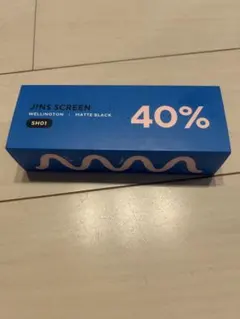 JINS SCREEN Wellington SH01 マットブラック 40%