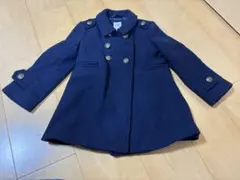 美品　GAP 女の子　コート　ネイビー　110