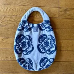 mina perhonen エッグバッグ グレー系　花柄 刺繍のサムネイル