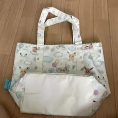 ポケモンセンター ピカチュウ イーブイ トートバッグ