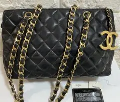 本物保証！CHANEL マトラッセ チェーンショルダーバック！ラムスキン