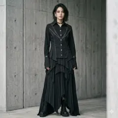 ozz conte ストライプ柄 ハーネス付き 長袖シャツ - メルカリ