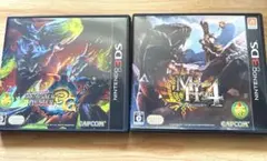 3DS モンスターハンター 3G、4セット