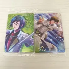 アイドリッシュセブン ウエハース 25 メタリックプラカード 二階堂大和 2点