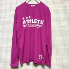 【人気】アスレタ プラクティスシャツ 長袖 練習着 サッカー フットサル ピンク