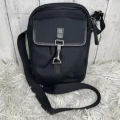 GUCCI ショルダーバッグ　 ナイロン 黒　ジャッキー　ホースビット　ロゴ　黒