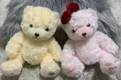 ティアラくまちゃん♡二点set ティアラ付きクマのぬいぐるみ2体セット - メルカリ