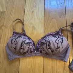 ノンワイヤー ブ ノンワイヤーブラ・ショーツ上下セット D75 Mサイズ