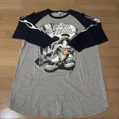 ミッキー ヴィンテージ風 ラグラン ディズニー 古着 ストリート