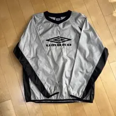 UMBRO ナイロンジャケット シルバー/ブラック