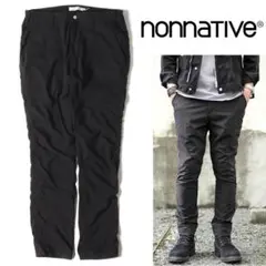 nonnative テーパード イージー リブ パンツ ブラック 0のサムネイル