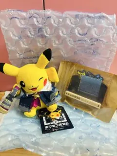 ポケモン天文台　ぬいぐるみ　万年卓上カレンダー　ピカチュウ　ほしぞらピカチュウ