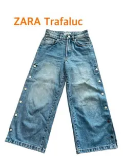 ZARA Trafaluc ワイドレッグデニムパンツのサムネイル
