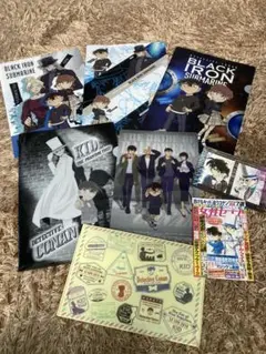 怪盗キッド　名探偵コナン クリアファイル　ポストカード　下敷き　シール セット