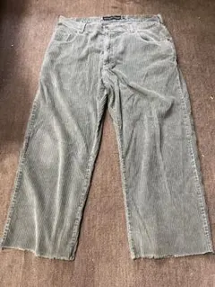 リーバイス　シルバータブ　廃盤　コーデュロイ　ワイド　切りっぱなし