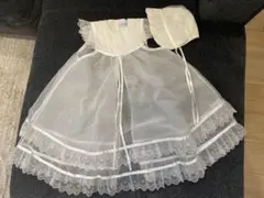 どん様専用　MIKIHOUSE ホワイト セレモニードレス 帽子付き