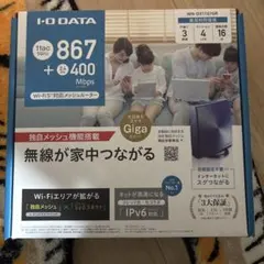 IO DATA Wi-Fiルーター (WN-DX1167GR)