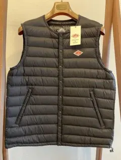 DANTON ブラック ダウンベスト サイズ42