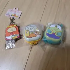 すみっコぐらし　ころりん缶ケース　キーホルダー　セット
