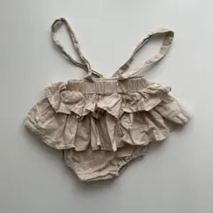 bebe nine ベージュ フリルスカート 6M