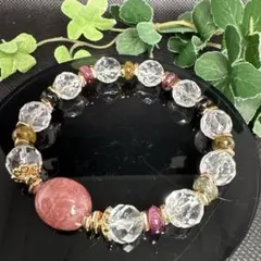 みーちゃん様♥️アクアマリン ハート＆レピドライトシリカ・大玉