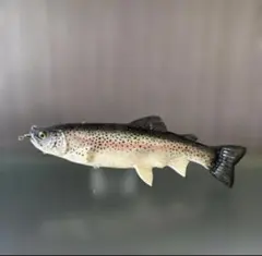 ハンドメイド 27cmヤマメ壁掛け フィギュア レプリカ 魚釣り 模型