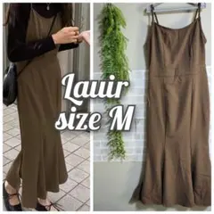 ラウアー　バックリボンマーメイドキャミワンピース