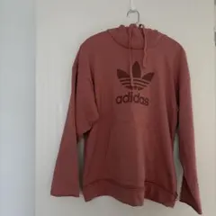 アディダス　adidas ピンク　スウェット　パーカー
