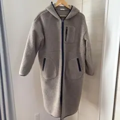 GU ボア　ロングコート