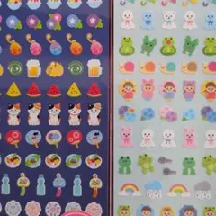 フレークシール・ステッカー chocotto　梅雨＆納涼　キャンドゥ セリア