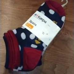 Kaepa 水玉模様　スニーカーソックス 3足セット 23〜25cm