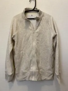 無印フリース　150サイズ　キナリ　ベージュ　裏起毛